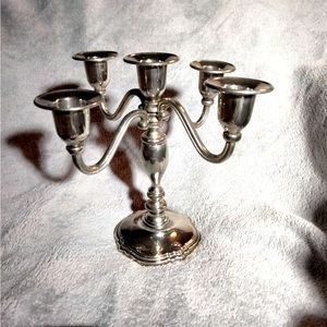 Vintage GSA Godinger Silverplated Candelabra 4 Arms 5 Candles Holder